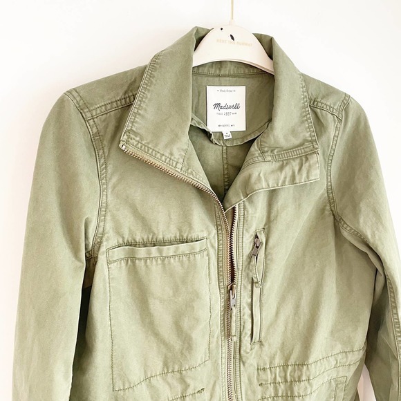 Madewell Olive Utility Jacket - Picture 5 of 10